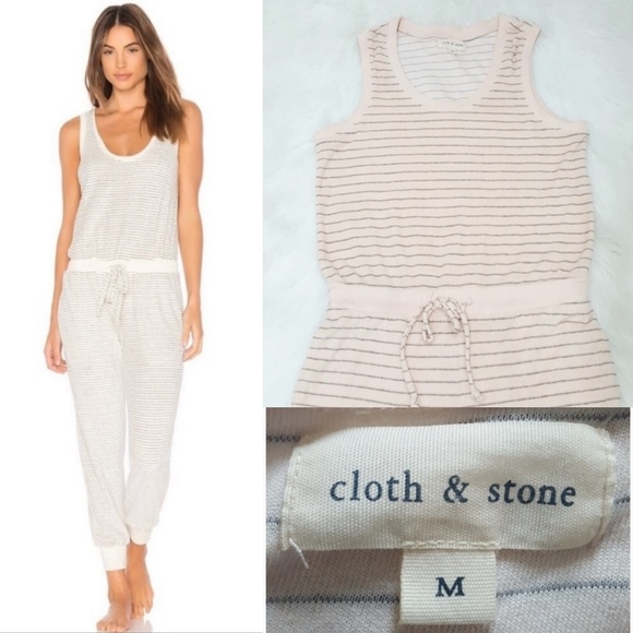 cloth and stone stripe jumpsuit